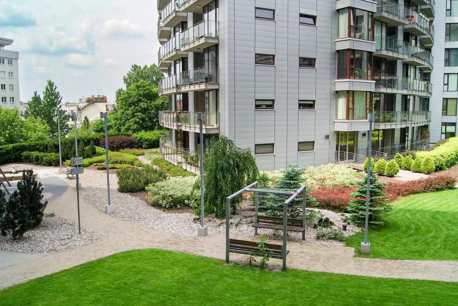 Apartamenty Triton Park Warschau Exterior foto
