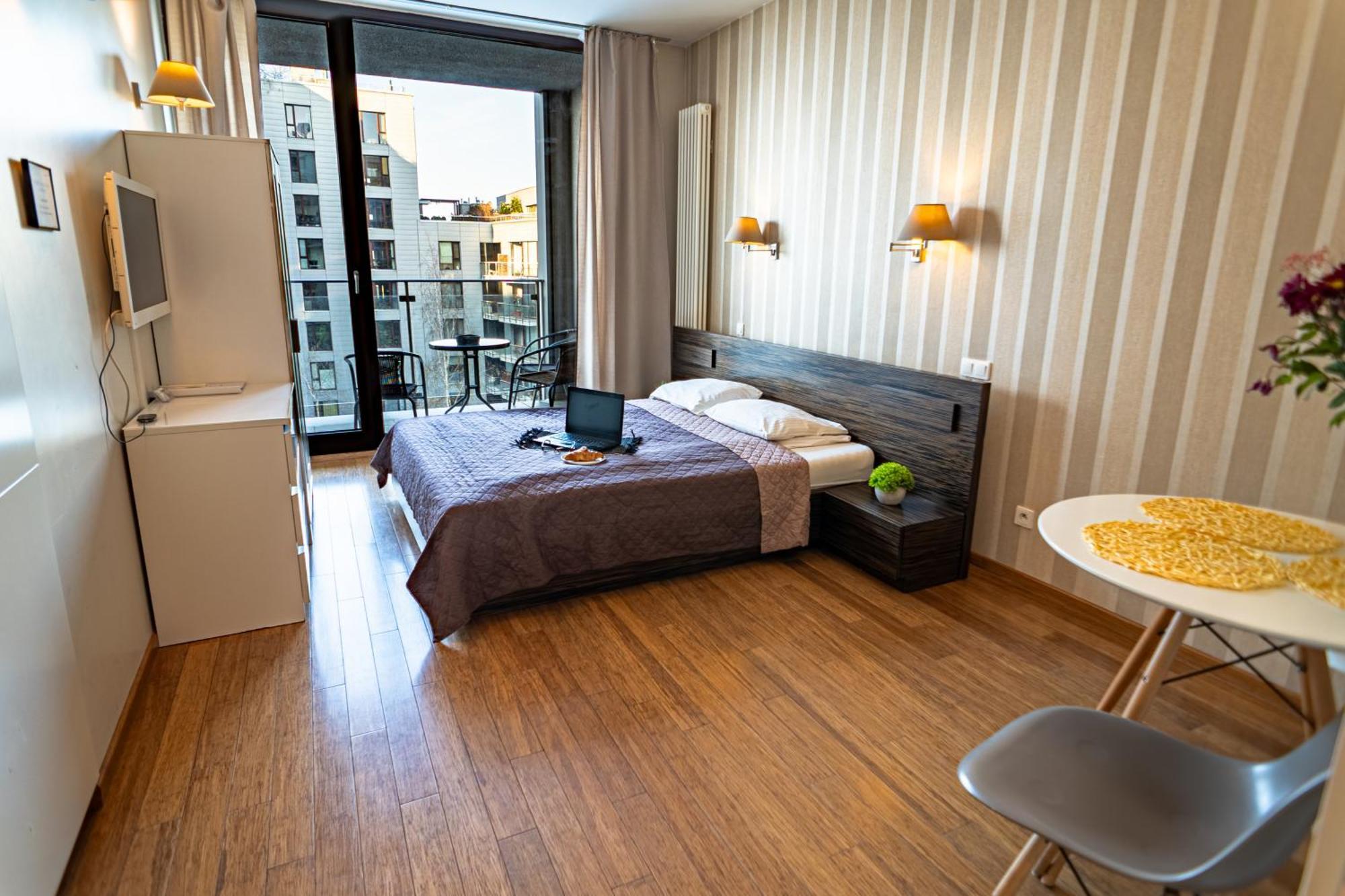 Apartamenty Triton Park Warschau Exterior foto